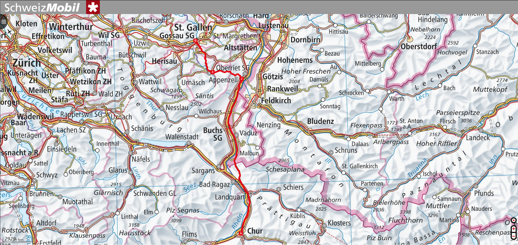 Etappe 05 | Chur > St. Gallen
