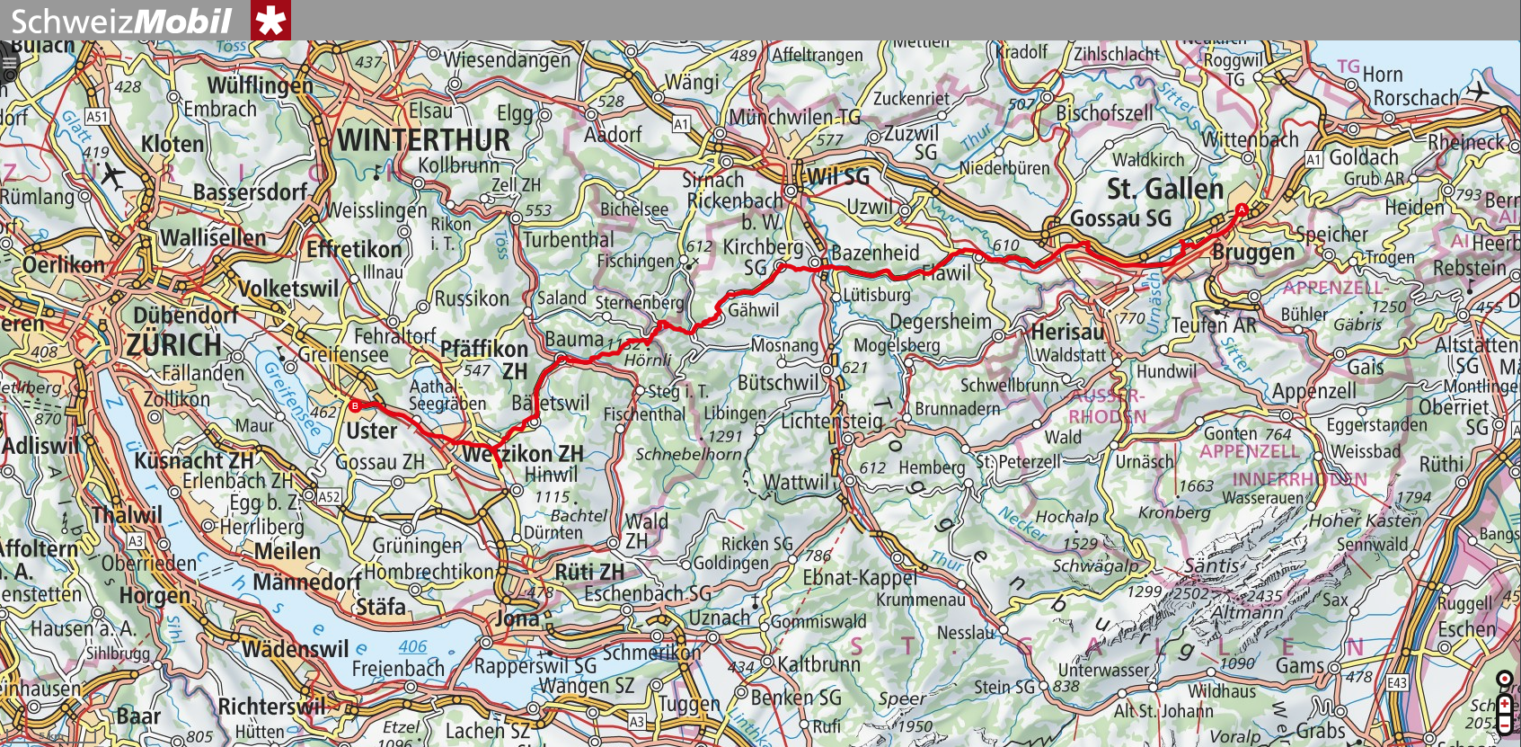 Etappe 06 | St. Gallen > Uster